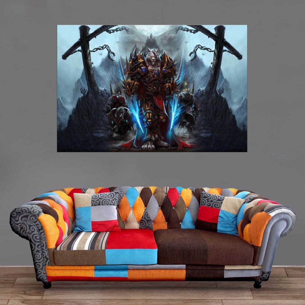 Décoration Murale Warcraft Worgen Genn Greymane