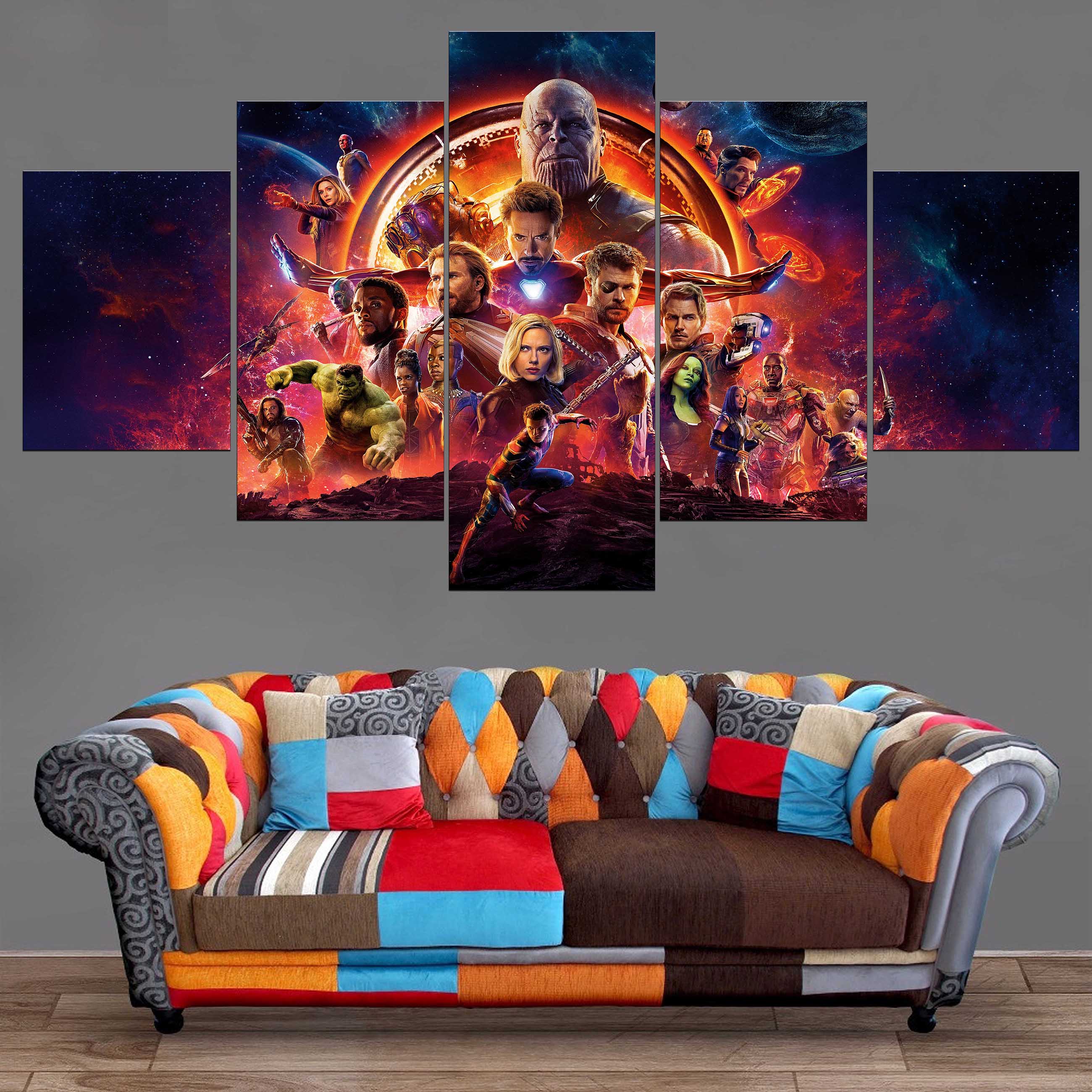 Tableau Avengers Infinity War Affiche