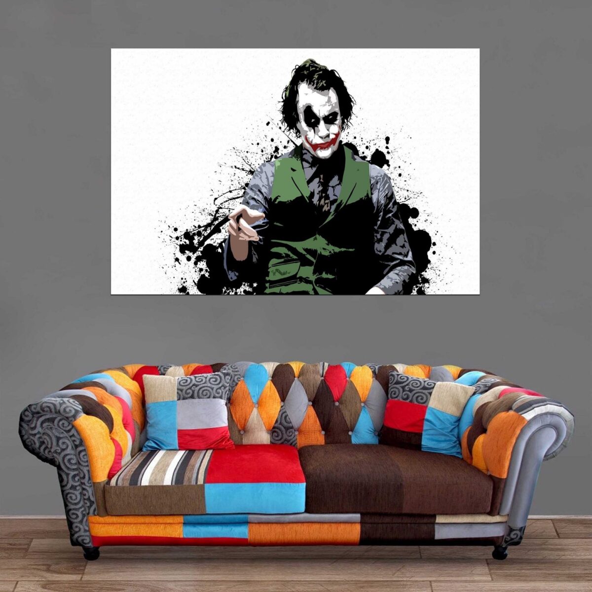 Décoration Murale Batman Joker Drawing Style