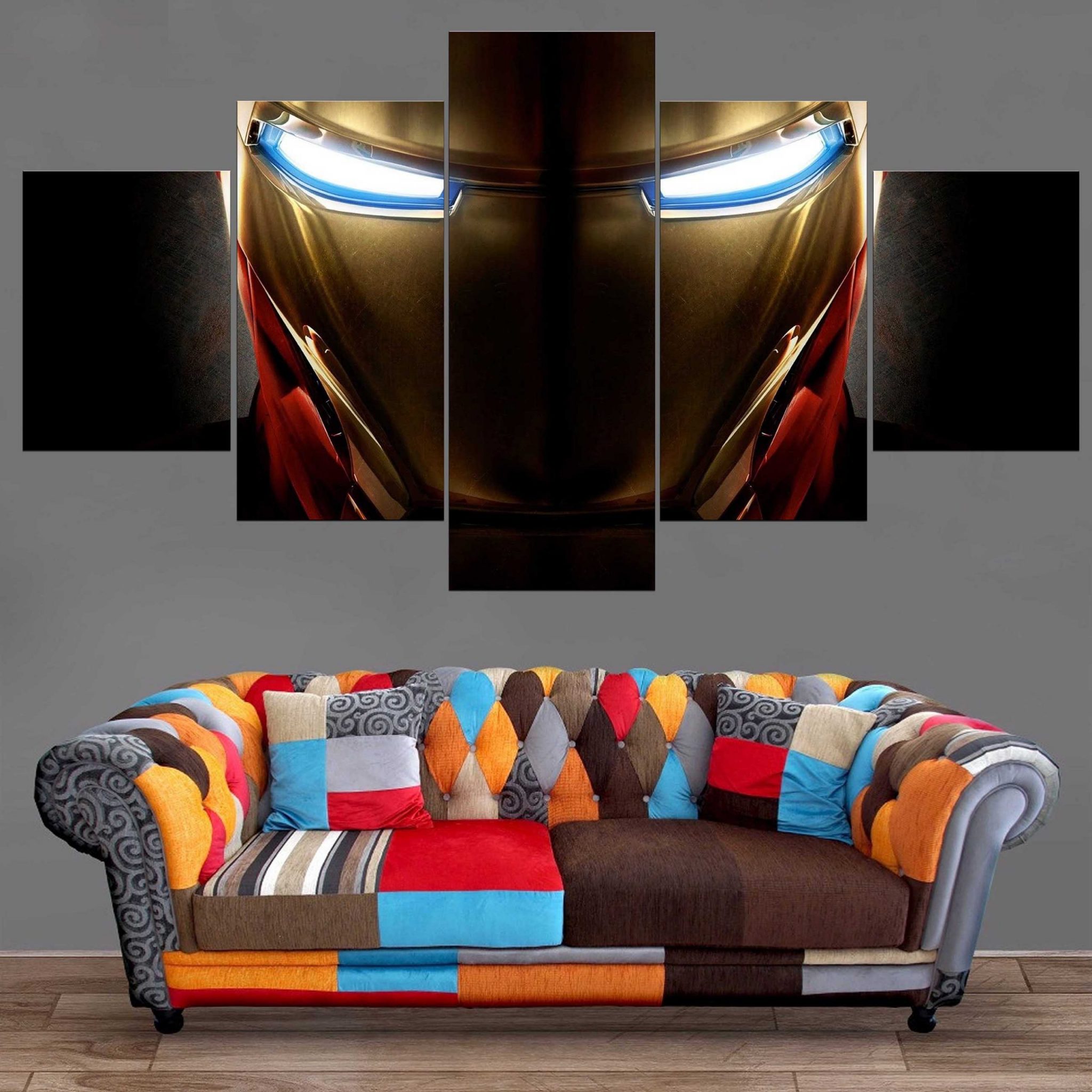 Tableau déco Iron Man Marvel Particules - Tableau Deco