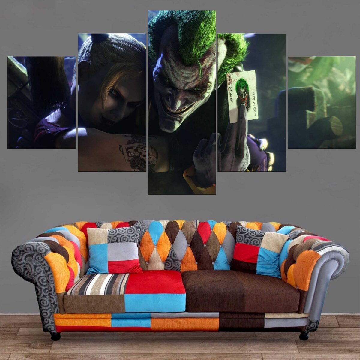 Décoration Murale Batman Joker X Harley
