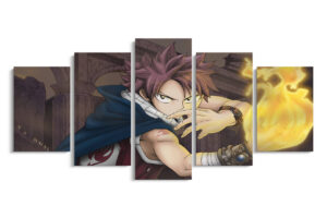 Tableau Fairy Tail Natsu Combat