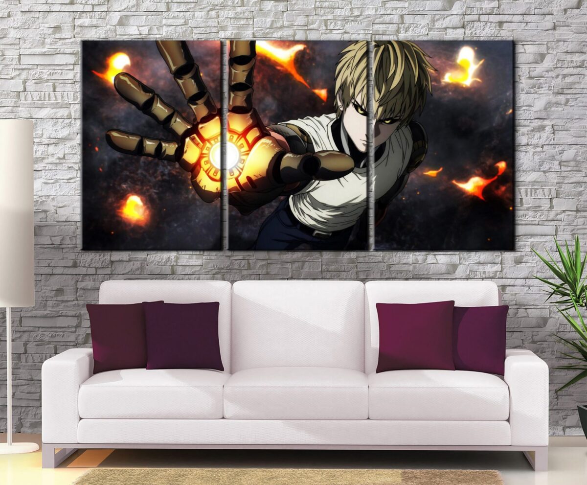 Décoration Murale One Punch Man Genos Attack