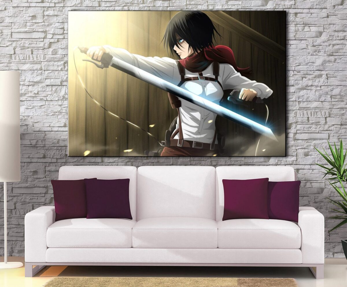 Décoration Murale L'attaque des Titans Mikasa