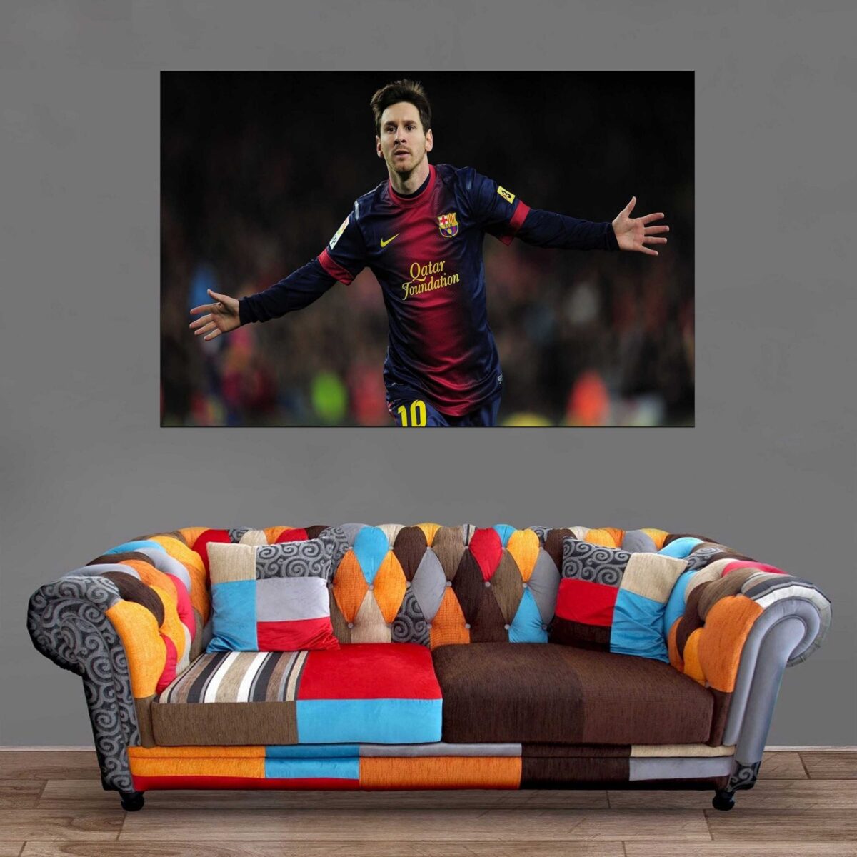 Décoration Murale Football Lionel Messi