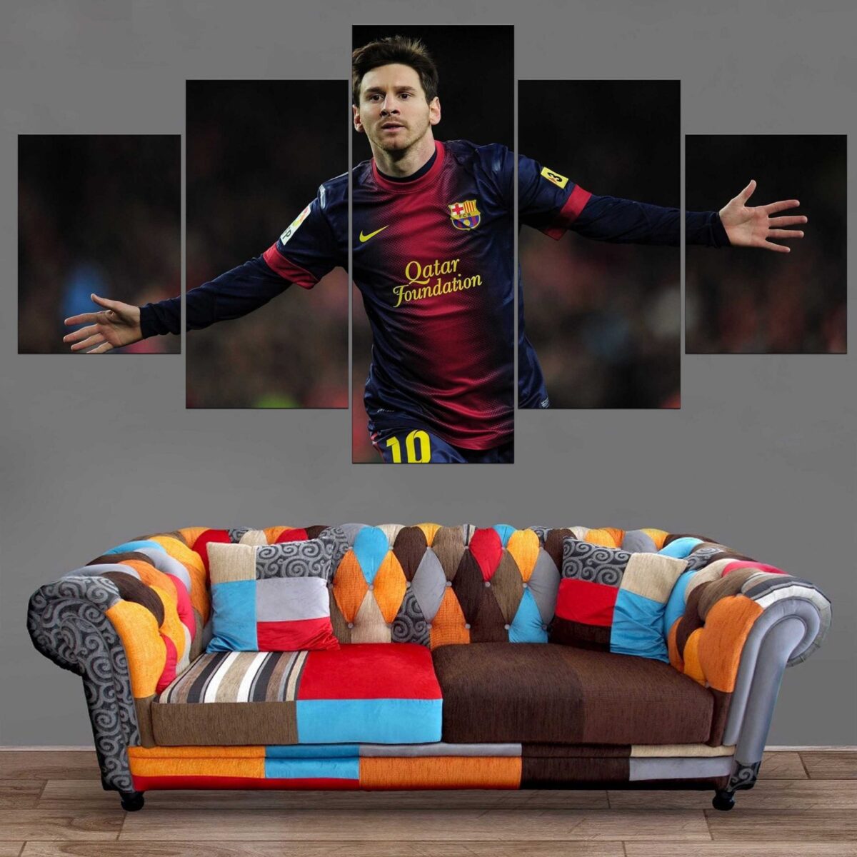 Décoration Murale Football Lionel Messi