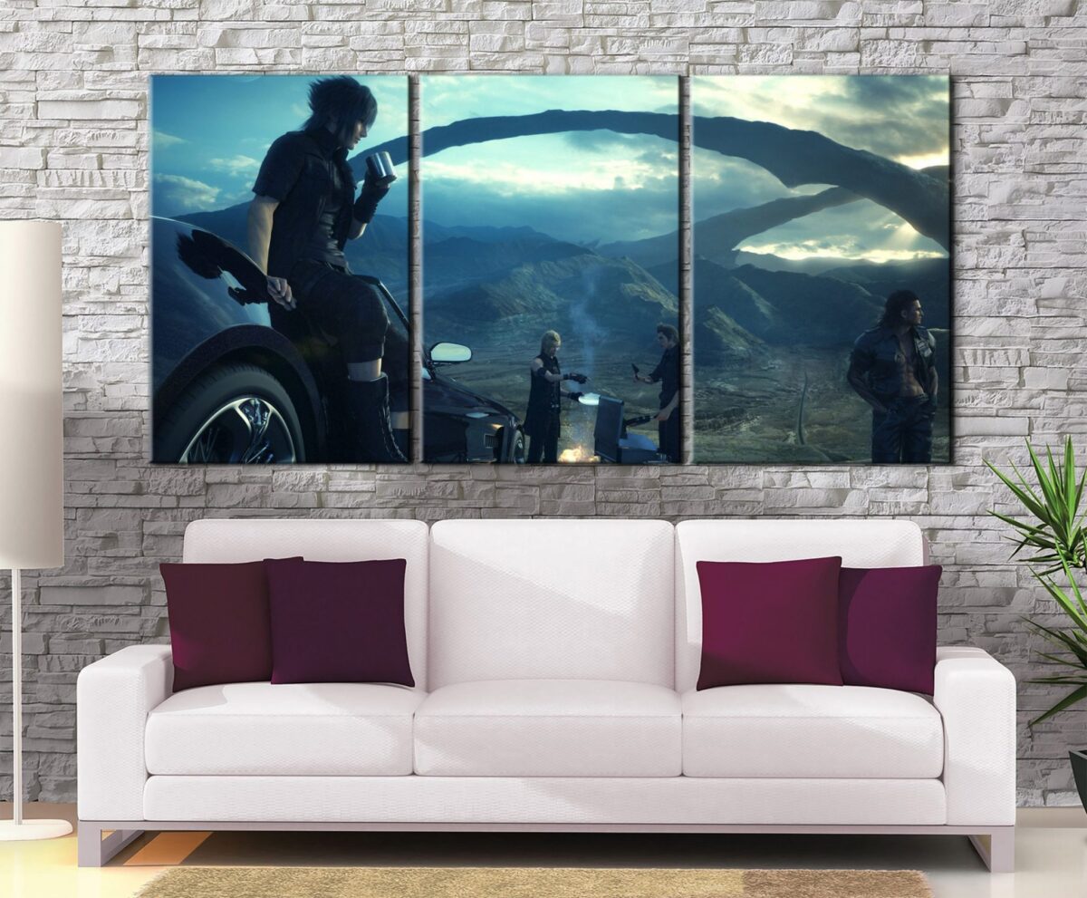 Décoration murale Final Fantasy 15 Camping