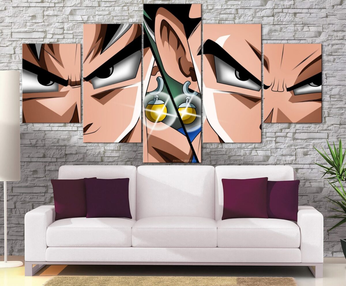 Décoration Murale Dragon Ball Z Goku X Vegeta Fusion