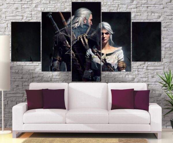 Décoration Murale The Witcher Geralt X Ciri