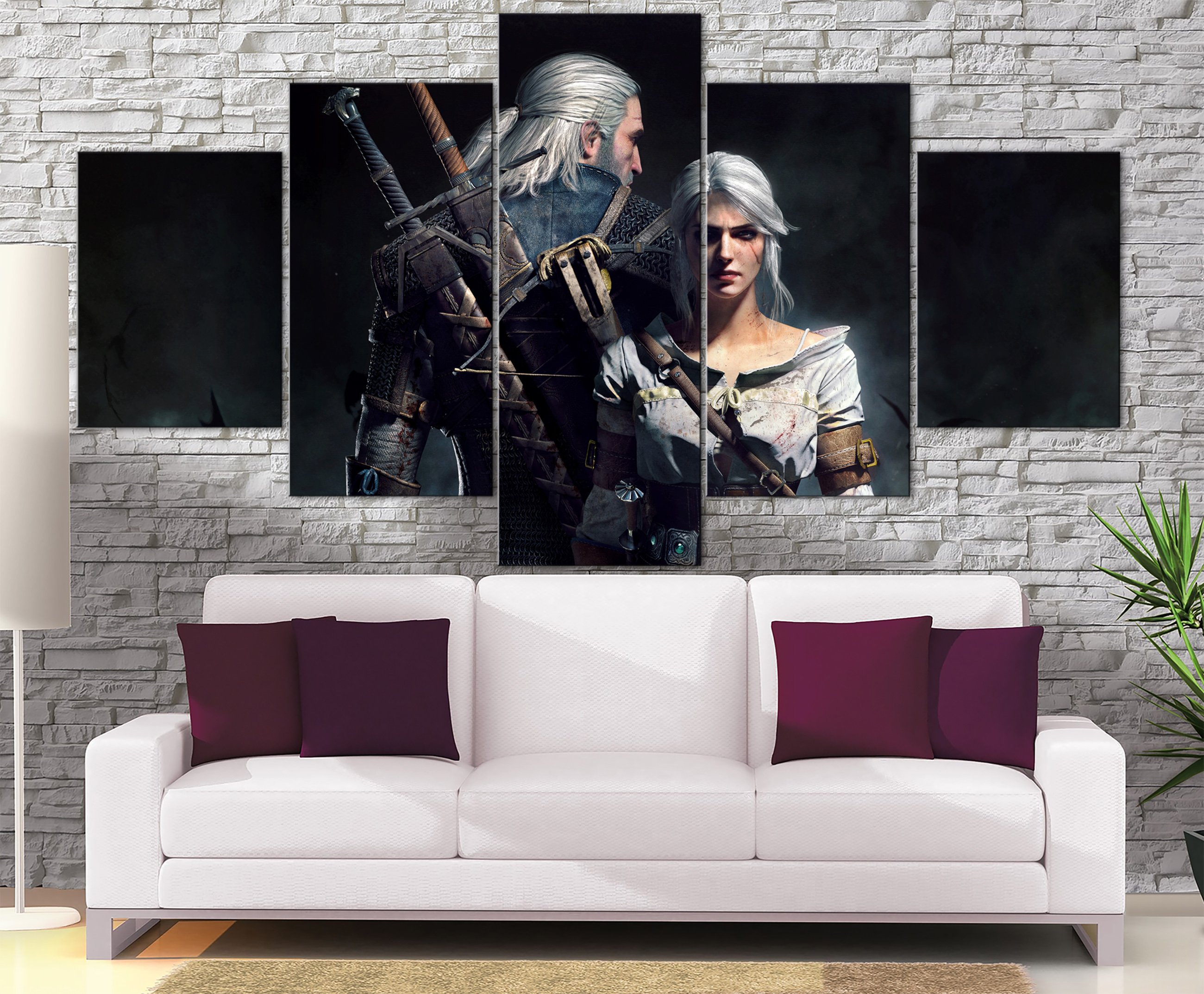 Tableau The Witcher Geralt X Ciri