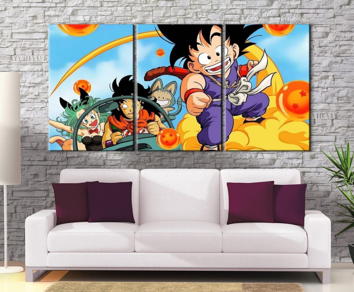 Décoration Murale Dragon Ball Goku Beginning