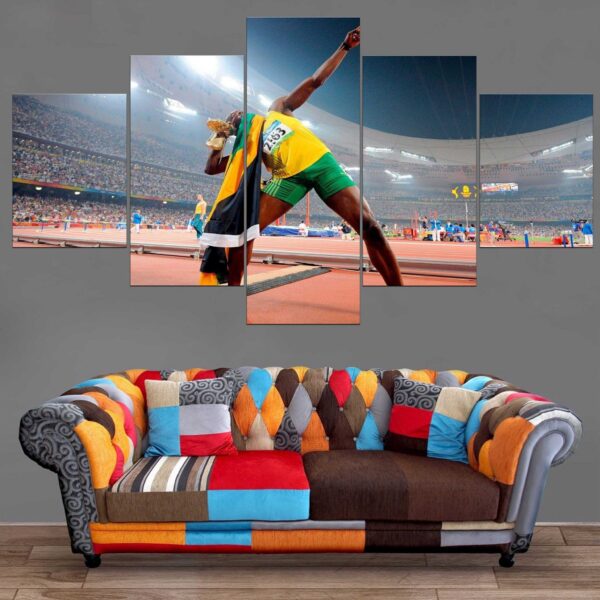 Décoration Murale Athlétisme Usain Bolt