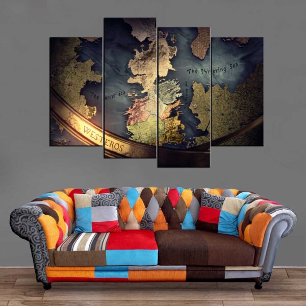 Décoration Murale Games Of Thrones Westeros