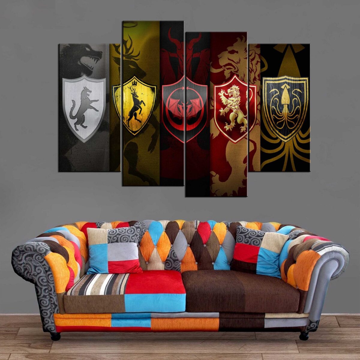 Décoration Murale Games Of Thrones Maisons