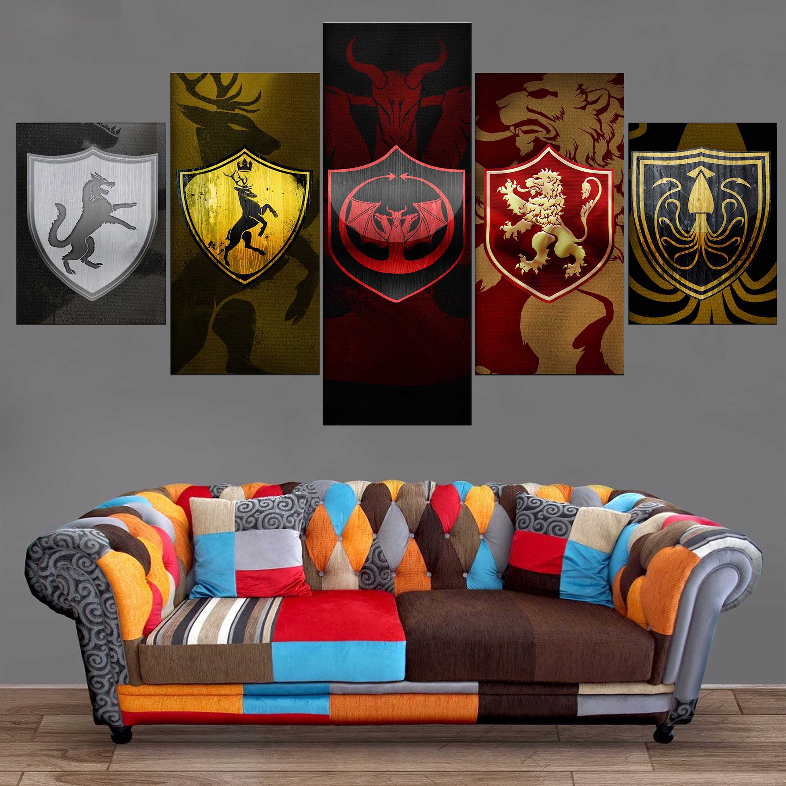 Tableau Games Of Thrones Maisons