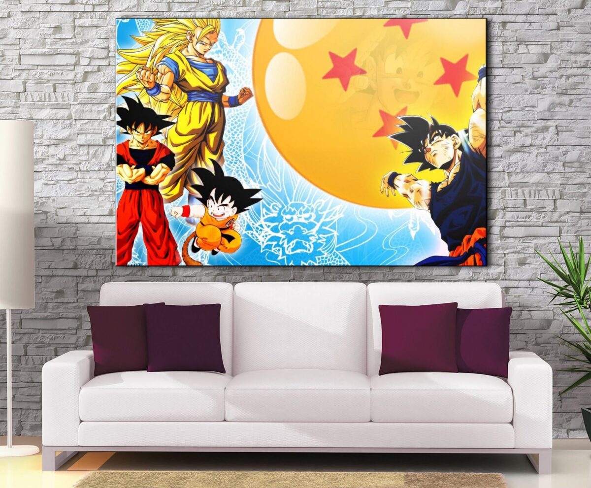 Décoration Murale Dragon Ball Z Goku Genkidama