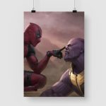 Poster Deadpool vs Thanos