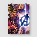 Poster Marvel Avengers vs Thanos