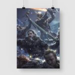 Poster Game Of Thrones Jon Snow Bataille