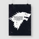Poster Game Of Thrones Winter Is Coming