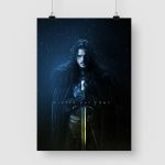 Poster Game Of Thrones Jon Snow Winter Has Come