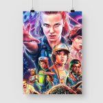 Poster Personnages Stranger Things