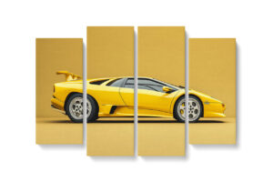 Tableau Voiture Sport Jaune