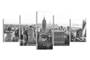 Tableau New York en Noir et Blanc