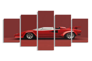 Tableau Lamborghini Rouge