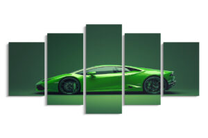 Tableau Lamborghini Verte